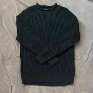 Men's Green Cotton Sweater